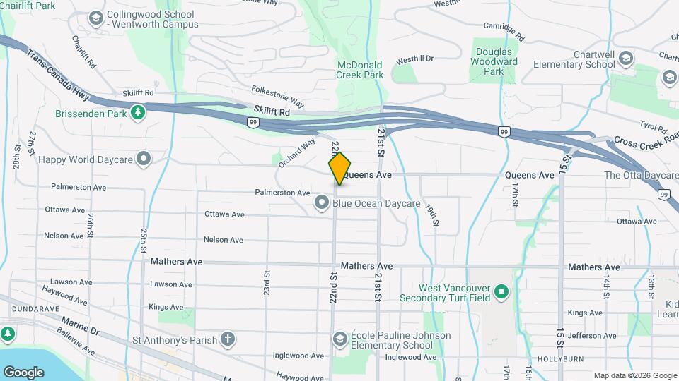 2195 Palmerston Ave Map and Location Details