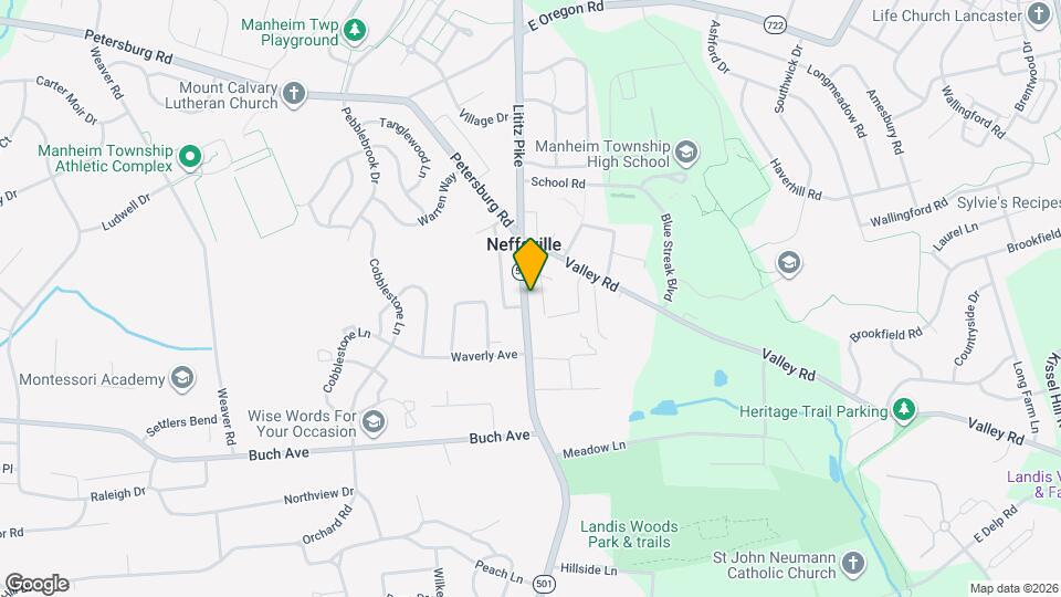 2635 Lititz Pike Map and Location Details