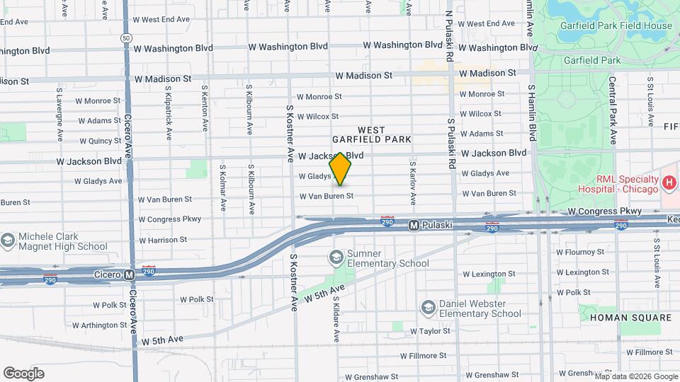 4250 W Van Buren St Map and Location Details