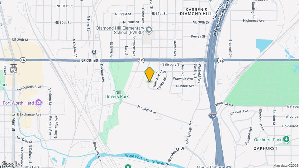 2602 Malone St Map and Location Details