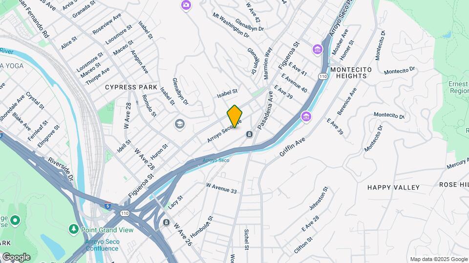 3516 Arroyo Seco Ave Map and Location Details