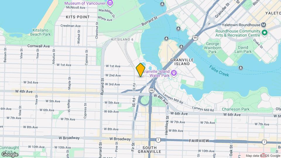 1540 W 2nd Ave, Unit 508 Map and Location Details