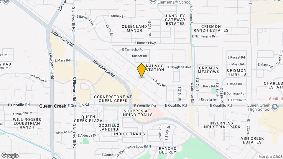 21637 S 212th Pl Map and Location Details