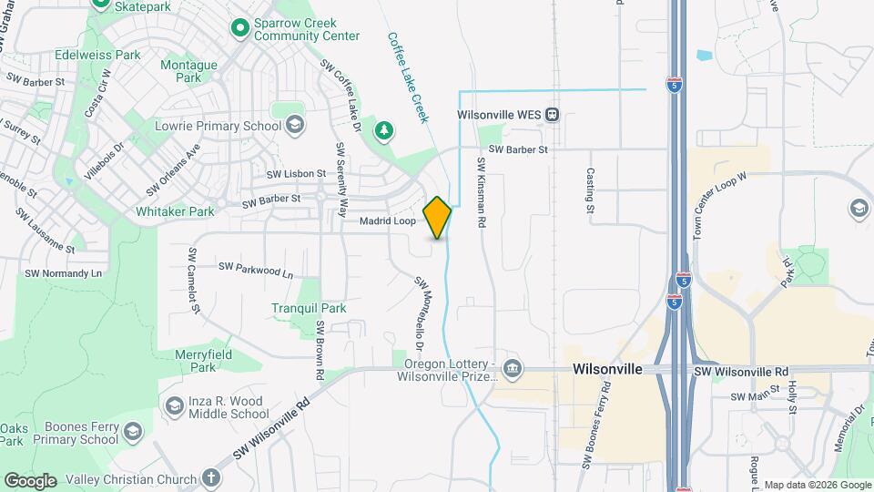 10136 SW Evergreen Ct Map and Location Details