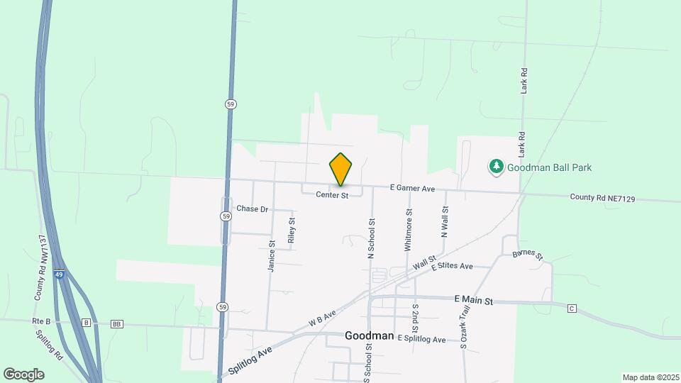 108 W Garner St Map and Location Details