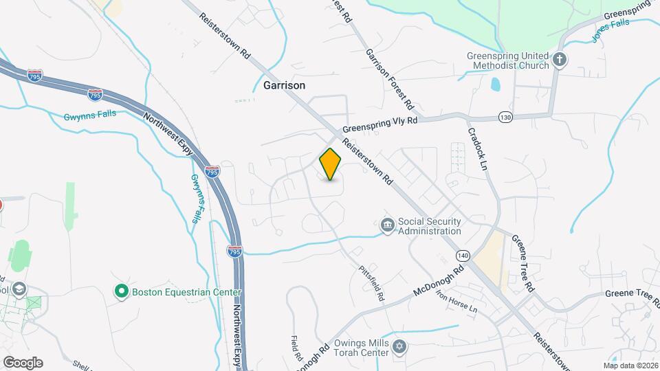 8008 Valley Manor Rd Map and Location Details