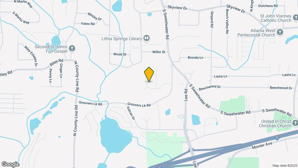 2540 Lithia Ridge Dr Map and Location Details