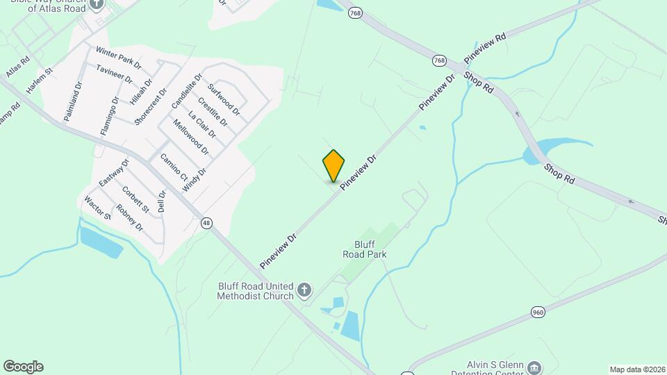 1301 Pineview Dr Map and Location Details