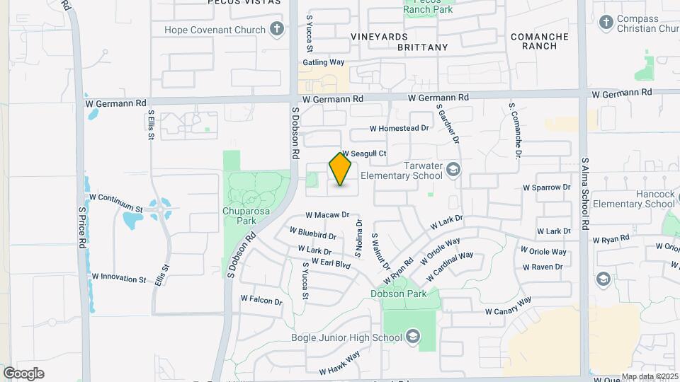 1852 W Sparrow Dr Map and Location Details