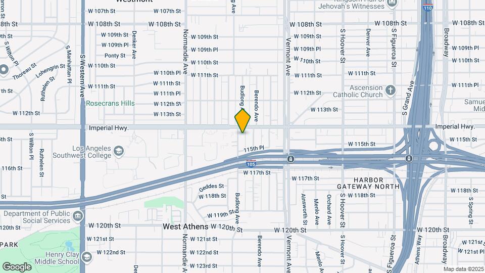 11420 S Budlong Ave Map and Location Details