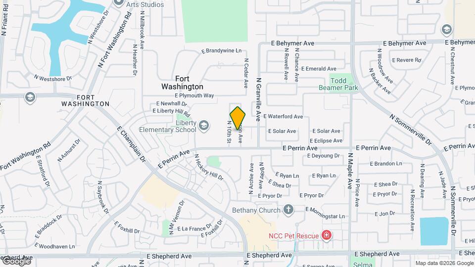 9547 N Sharon Ave Map and Location Details