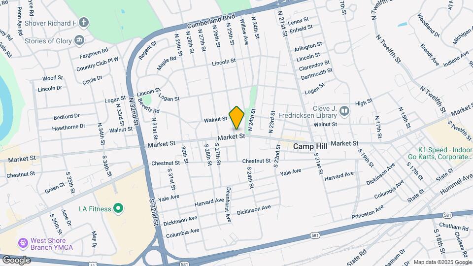 2514 Market St Map and Location Details