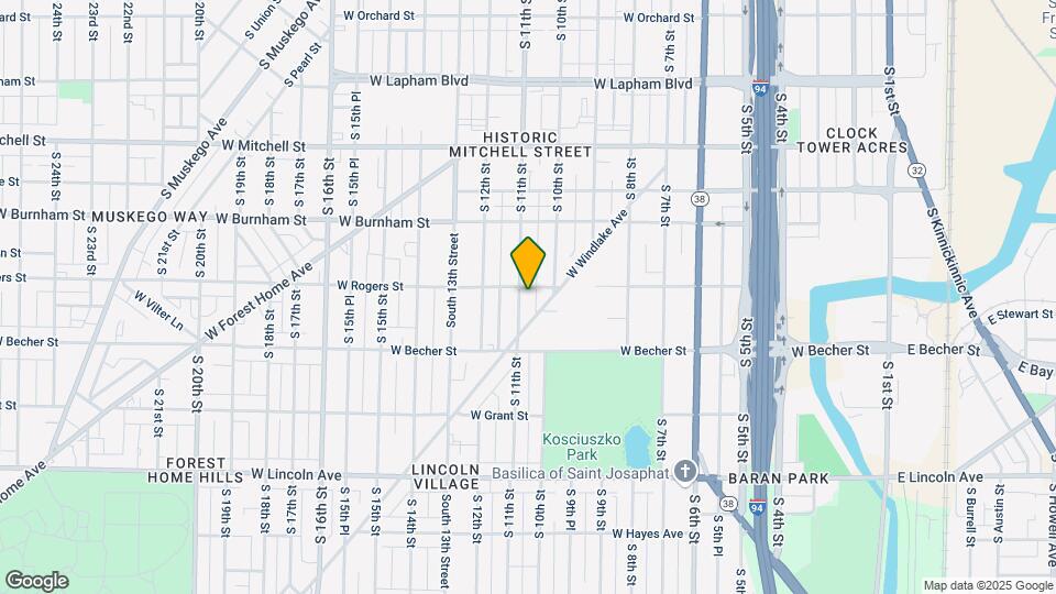 2004-2006 S 11th St, Unit 2006A Map and Location Details