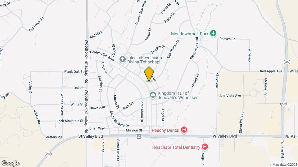 21400 Golden Hills Blvd Map and Location Details