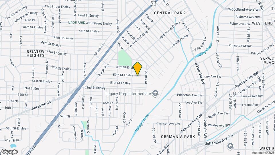 1761 50th St Ensley Mapa y Detalles de la Ubicación