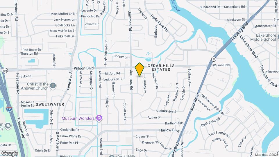 3721 Colebrooke Dr Map and Location Details