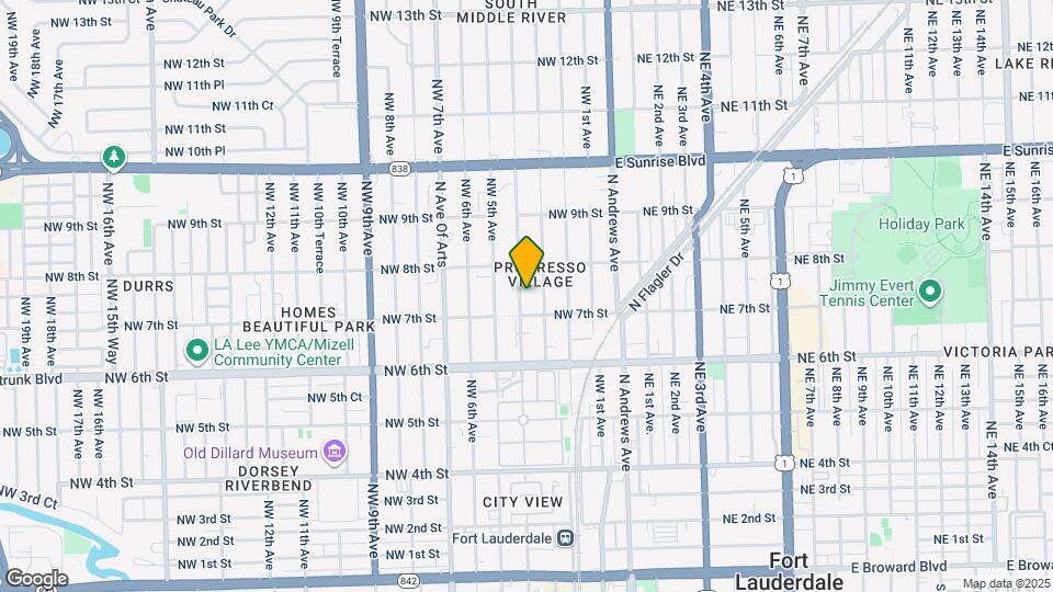 720 NW 4th Ave Map and Location Details