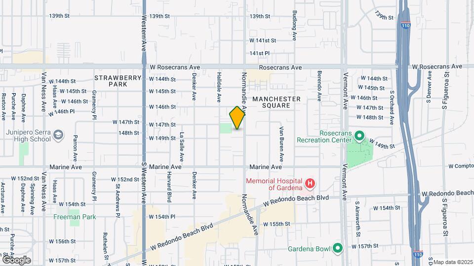 1412 W 148th St Map and Location Details