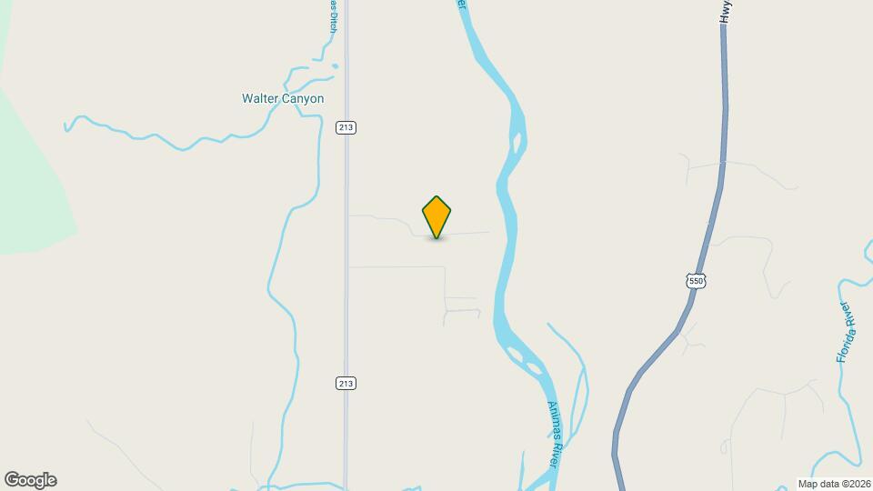 277 Animas River Rd Mapa y Detalles de la Ubicación