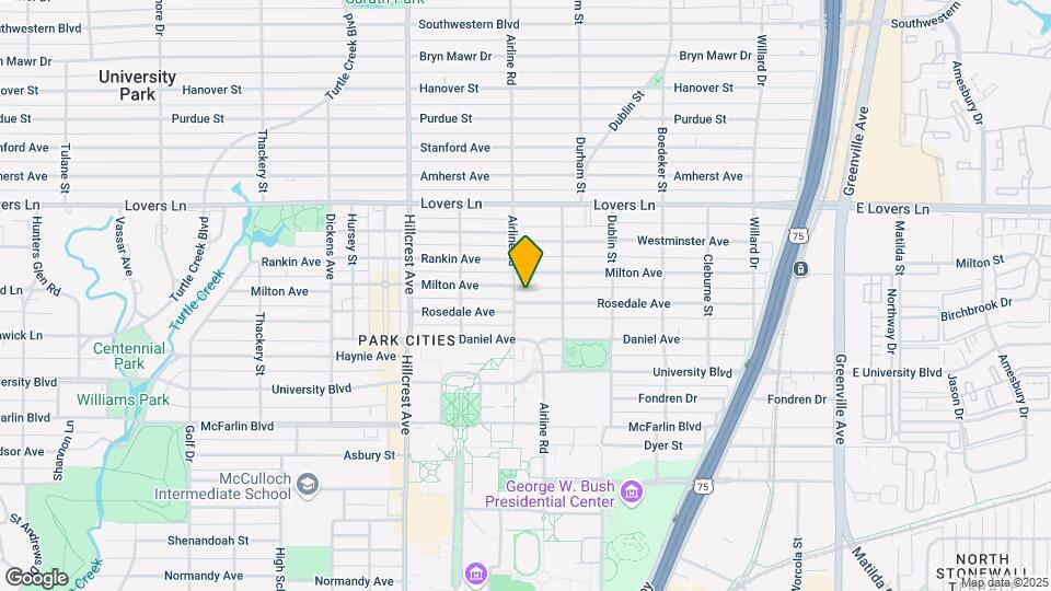 3132 Rosedale Ave Map and Location Details