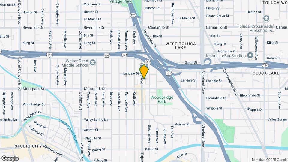 4428 Tujunga Ave Map and Location Details