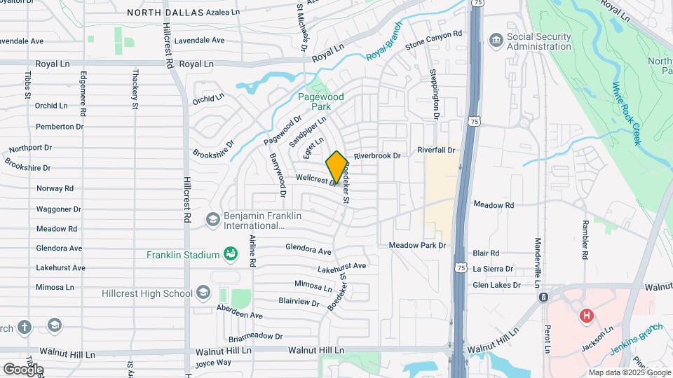 7434 Wellcrest Dr Map and Location Details