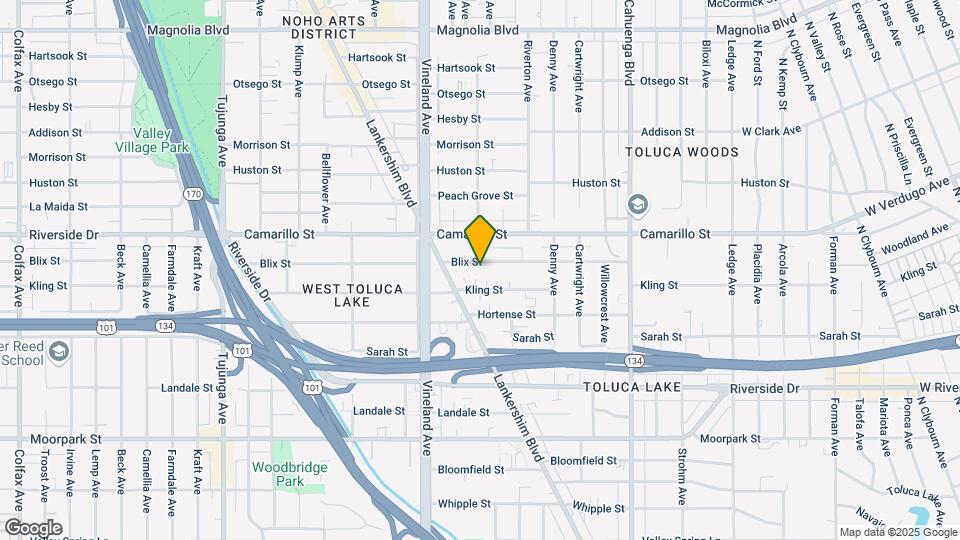 10864 Blix St Mapa y Detalles de la Ubicación