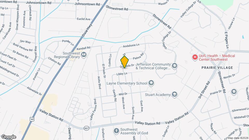 5002 Seville Dr Map and Location Details