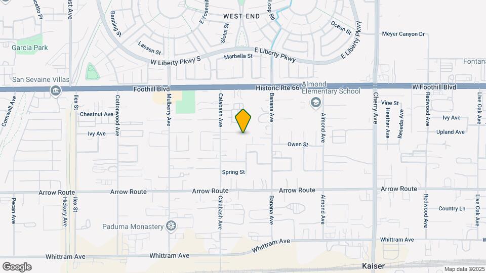 13985 Ivy Ave Map and Location Details