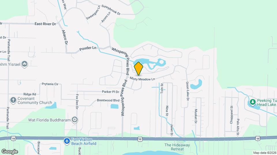 9658 Misty Meadow Ln Map and Location Details