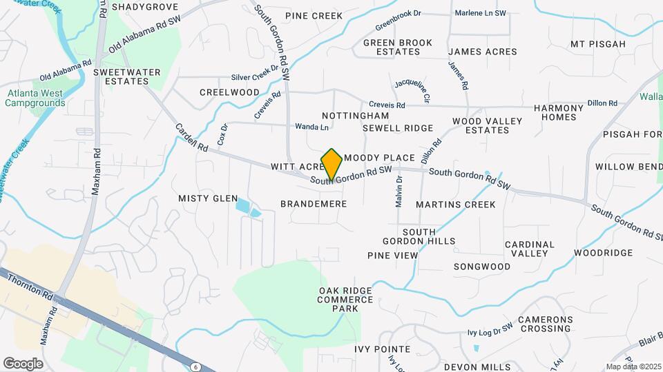 1610 Brandemere Ln Map and Location Details