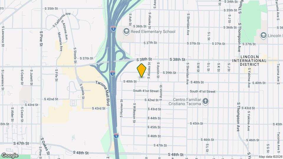 1715 S 40th St Map and Location Details
