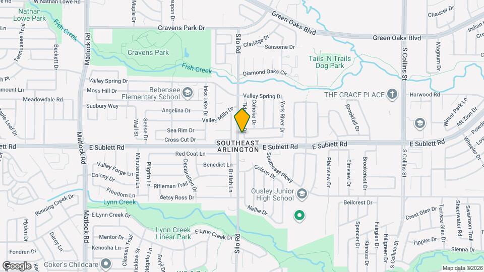 6204 Tidewater Dr Map and Location Details