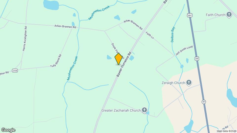 10675 Baxter-Durrence Rd Map and Location Details