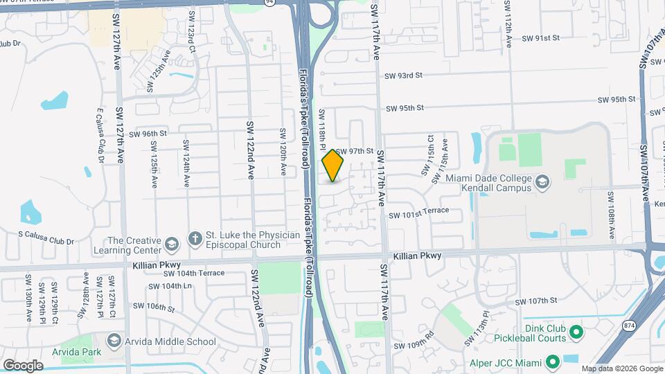 11838 SW 99th St Map and Location Details