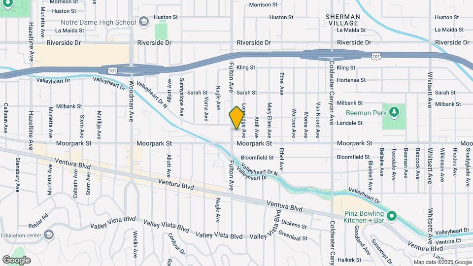 4420 Fulton Ave Map and Location Details