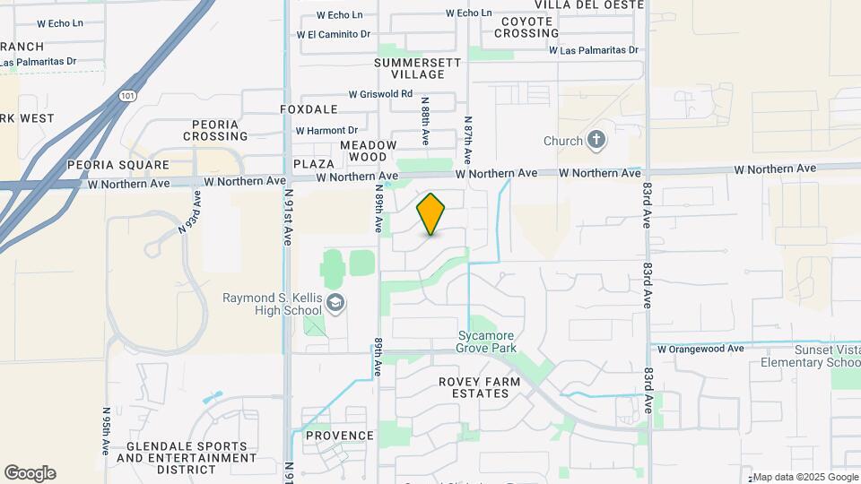 8781 W Hayward Ave Mapa y Detalles de la Ubicación