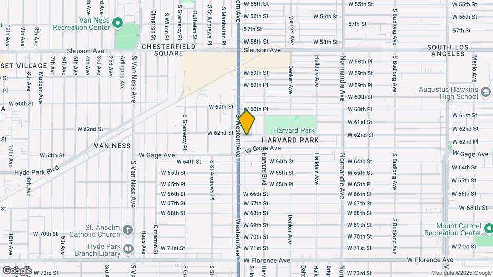 1746 W 62nd St Map and Location Details