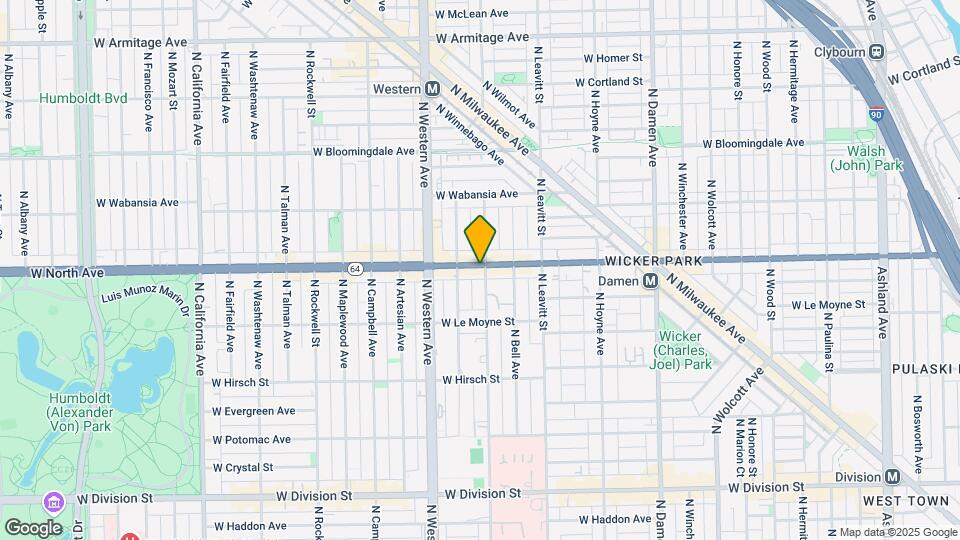 2301 W North Ave, Unit 3F Map and Location Details