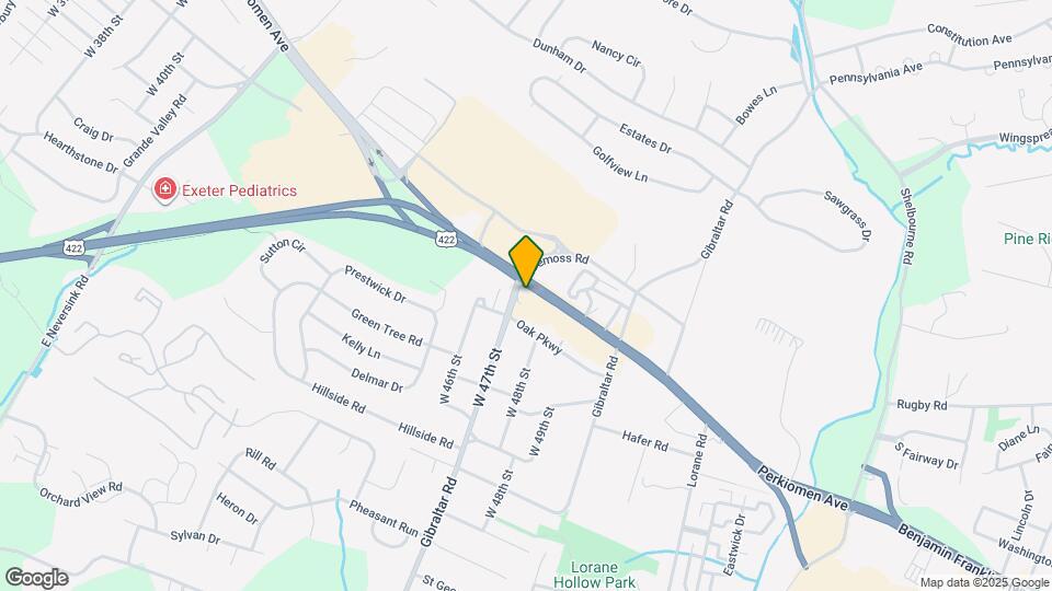 4710 Perkiomen Ave Map and Location Details