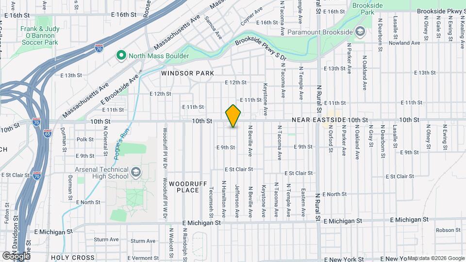 938 Jefferson Ave Map and Location Details