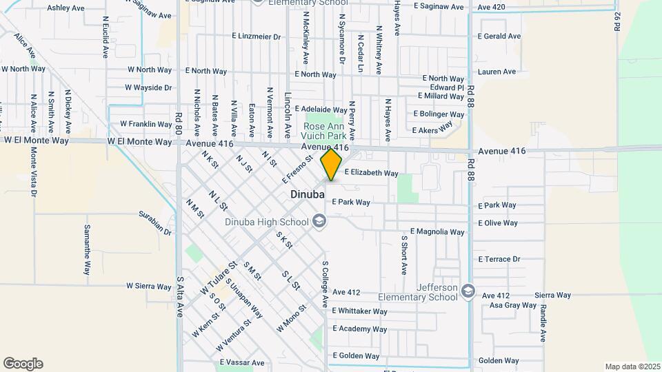 300 S College Ave Map and Location Details