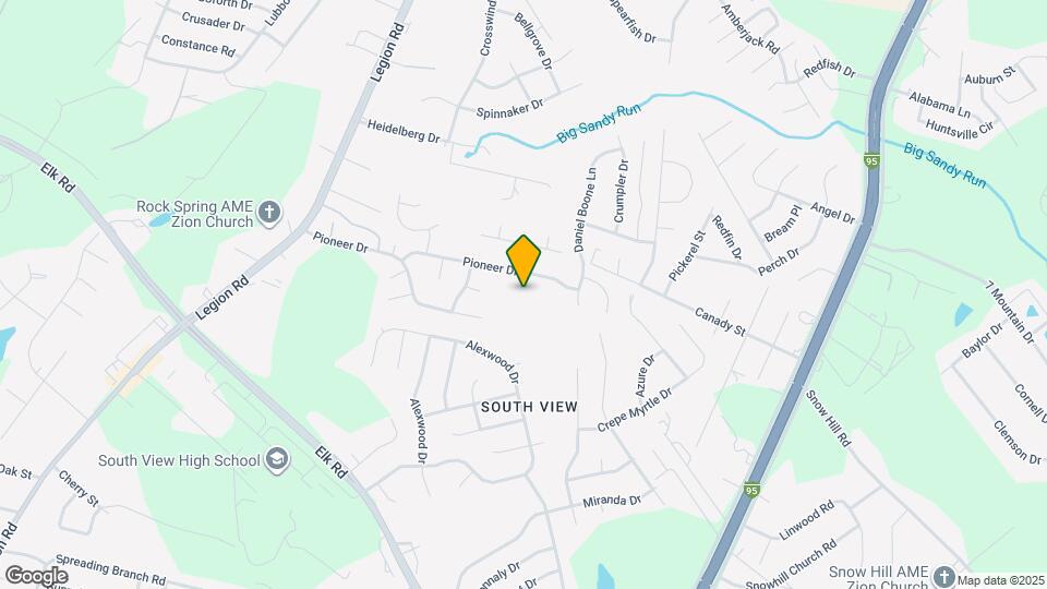 3685 Pioneer Dr Map and Location Details