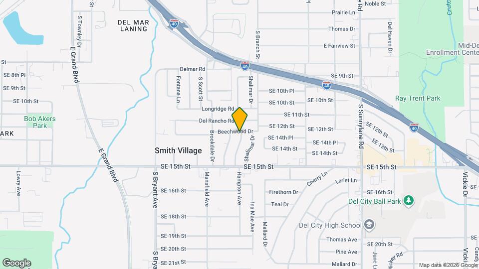 1401 Hampton Rd Map and Location Details