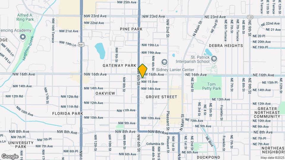 510 NW 15 Ave Map and Location Details