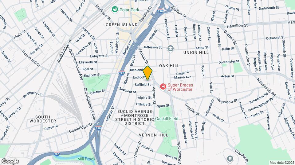 10 Suffield St Mapa y Detalles de la Ubicación