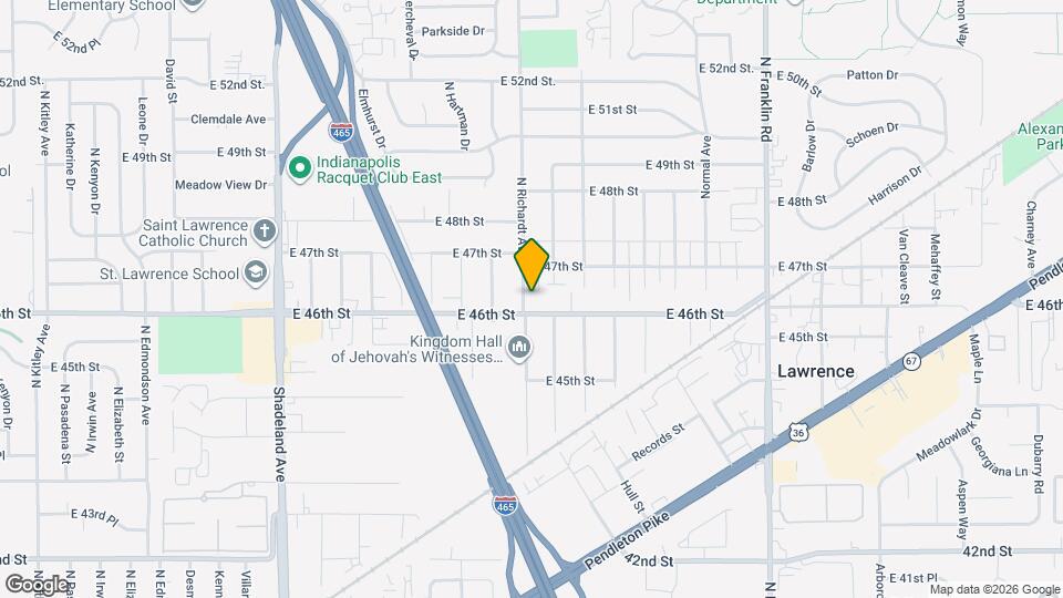 4623 N Richardt Ave Map and Location Details