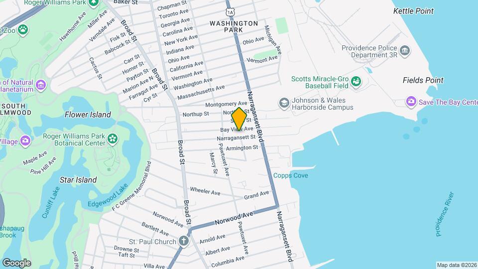 183 Narragansett St Mapa y Detalles de la Ubicación