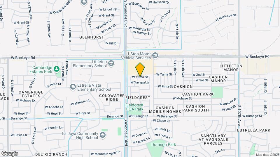 11393 W Yuma St Map and Location Details