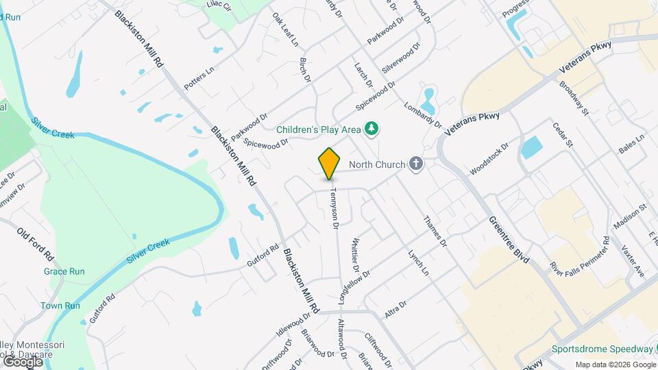 1815 Tennyson Dr Map and Location Details